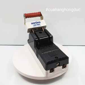 Cầu Dao Đế Sứ 1 Pha 100A-2P Màu Đen D33 SOPOKA