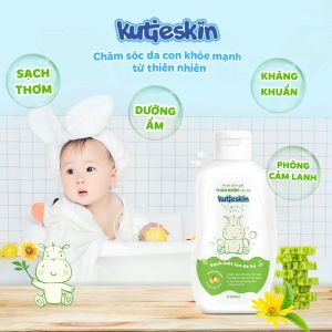 Nước tắm thảo dược cho bé Kutieskin 200ml