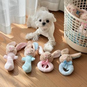 Small Dog Toy Sound Making Bell Interactive Fun Doll Companion for Young Puppies Interactive Dog Toy Small Dogs Self Entertaining