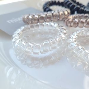 mixshop Spiral Coil Telephone Wire Elastic Hair Ties/Rubber Band[SG READY STOCK]