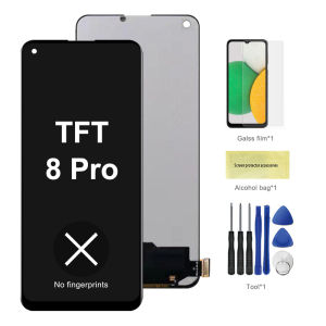 AMOLED For OPPO Realme 8 4G For Realme 8 Pro RMX3085 RMX3081 LCD Display Touch Screen Digitizer Assembly Replacement