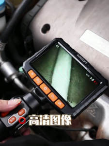 5" HD 180° Dual Articulation Endoscope Full HD Inspection Camera Sewer Car Maintenance Engine Carbon Deposit Cylinder WCC