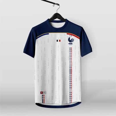 Kaos bola prancis/jersey bola prancis/jersey prancis (edisi pildun)
