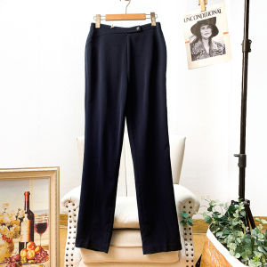 Withdraw from Cupboard Orders! Cut the Label! Work Clothing Ol Retro Casual Wind High Waist Suit Pants Straight-Leg Pants Pants Female All Year Round Wearable