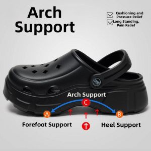 BAIMUQINGCHEN | Arch Support Slippers for Women Anti-Slip and Odor-Proof
