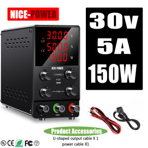 NICE-POWER | NICE-POWER 30V 10A Adjustable DC Power Supply 24V 60V 72V 120V Lab Power Supply Mobile Phone Repair Power Supply SPS3010 SPS305