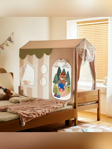 2025 Premium Baby Bed Anti-Fall Mosquito Net Tent | Adjustable Convertible Cot for Kids | Home Nursery Safety Bedding Luxury Portable Infant Bed for Bedroom (Lazada SG) 儿童蚊帐