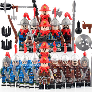 Ancient Chinese Soldier Assembly Toy Blocks Ming Army Figure KORUIT KT1091 Historical Educational Building Blocks for Kids