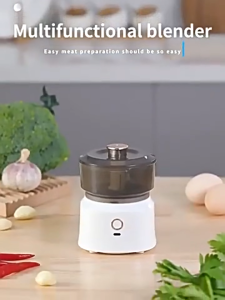 Mini Electric Meat Grinder Portable Blender Food Chopper Mixer For Garlic Vegetable Nuts Baby Food Processor(Multicolor)