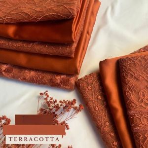 Dress Organza Brokat Bordir Wanita Muslim Wedding Kondangan Leban Panjang Premium Pesta Mewah Brukat Tile Terbaru