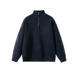 Vintage Zip-Up Turtleneck Sweater