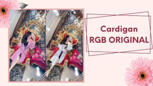 Cardigan Ceruty Polos RGB Bahan Model Rampel Tali Baju Outer Panjang Casual Muslim Wanita Kardigan Santai Bahan Ceruty Babydoll Premium Nyaman & Flowy - XELLEA