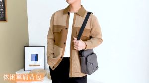 Eago Tas Selempang Slingbag Kain Oxford Casual Shoulder Bags Pria Impor