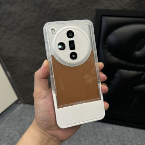 Invisible Stand Mobile Phone Case for OPPO Findx7/7Ultra Full Cover Transparent Airbag Anti-Fall Mens And Womens Protective Case