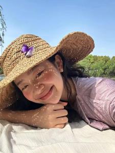 Country Style Foldable Wide Brim Straw Hat Women Summer Beach Vacation Photography Sun Protection Grass Woven Sun Hat