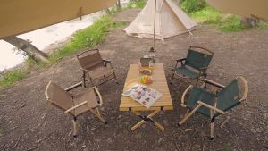 Kursi Lipat Naturehike NH20JJ007 Kursi Camping Portable Glamping Chair Kursi Mancing Lipat Santai Outdoor Hiking Piknik