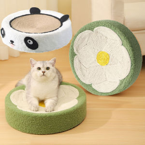 Cat Scratch Board Kitten Scratcher Pad Pet Funny Toy Bowl-Shaped Cat Scratch Plate