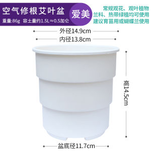 Root-Controlling Breathable Resin Thickened Plastic Flower Pot Large Green Mountain Gallon Basin Chinese Rose Hydrangea the Gentleman Orchid Special Basin