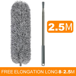 250cm microfiber feather duster adjustable telescopic bending household ceiling car cleaning dust