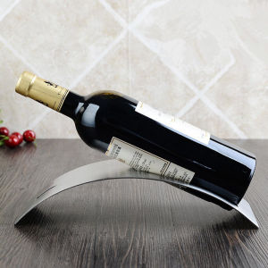 Creative Stainless Steel Wine Rack Display Stand Bottle Holder Simple Wine Cabinet Decoration Wine Accessories Wine Holder