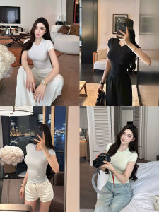 Áo Thun Knit Cổ Tròn Tay Ngắn