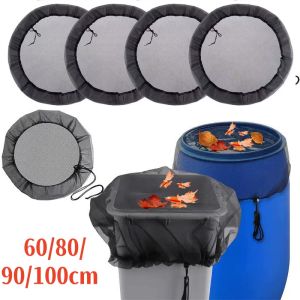 60/100cm Outdoor Mesh Cover Netting For Rain Barrels Water Collection Buckets Cover Anti-fall Leaves Filter Net Water Protection