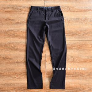Silky Smooth Lightweight Mens Casual Pants High Drape Spring Summer Fashion Urban Straight Leg Trousers for Youngsters