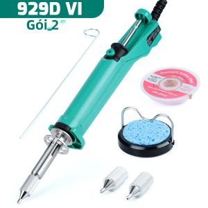 Bộ Hút Thiếc Hàn YIHUA 929D-VI 180W Nâng Cấp Dụng Cụ Loại Bỏ PCB THT PTH Kèm Đầu Hút Cho Hàn Điện