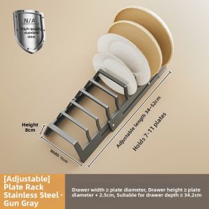 DOOPO | Stainless Steel Kitchen Drawer Cutlery Organizer Divider