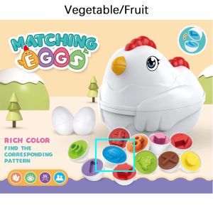 Mama Hen Egg Matching Toy - 12 Pieces