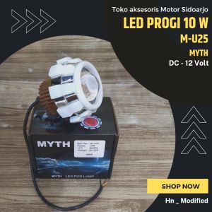 LED PROGI LENSA 2 MODE DIAM DAN KEDIP