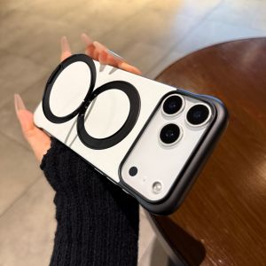 CHUANGYIWEI | Leather Wireless Charging Case Sleek Premium Half Wrap Frameless