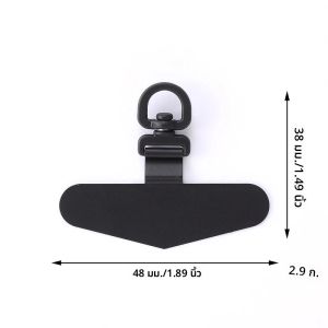 1/3PCS โทรศัพท์มือถือ Tether Tab สแตนเลสสตีล 360 ° การเปลี่ยนสายรัดปะเก็นเชือกเส้นเล็กโทรศัพท์โลหะหมุนได้