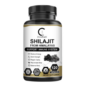 GPGP GreenPeople Shilajit Pills- Pure Shilajit Ginseng Extract Supplement and Powder Complex Pills - Natural Trace Minerals