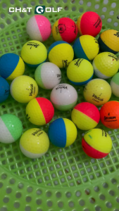 Bóng golf màu 2 nửa Vokvik Srixon... ít xước sáng đẹp bóng golf chính hãng chất lượng