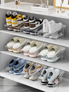 Kệ Để Giày Hai Lớp Tiết Kiệm Không Gian Bộ Chia Tủ Giày Đơn Giản Sử Dụng Tại Nhà Sắp Xếp Lưu Trữ Giày Dễ Dàng Lắp Ráp