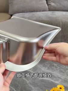 Stainless steel fresh-keeping box thickened lid sealed storage box outdoor heat-resistant