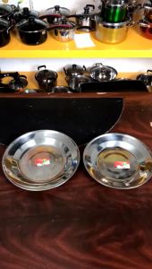 Piring Nasi Sayur Tipis Stainless Steel Premium Food Grade Anti Karat