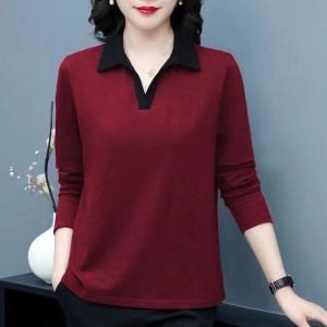 QIAOXIZI | Áo Thun Tay Dài Cotton