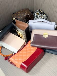 【Local Stock】Womens bag storage bag transparent PVC frosted moisture-proof mold proof and dustproof bag