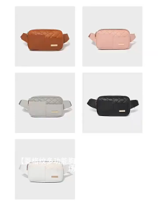 Womens Sport leather body belt bag for fashion shoulder sling waist bags fashion small chest bag