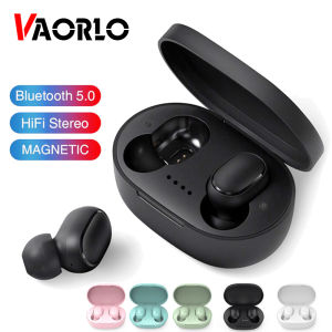 VAORLO A6s TWS Wireless Earbuds Bluetooth 5.0 Earphone Noise Cancelling Fone Headset with Mic Handsfree Headphone Compatible with Xiaomi Samsung iphone Huawei Oppo ViVo Mobile Phone/Laptop/Tablet