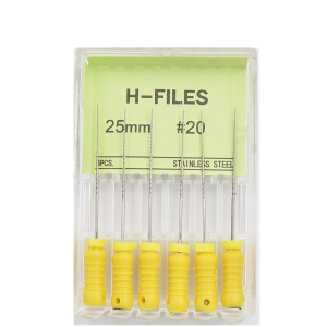 JUMTOP Dental Root Canal Endo H Files Stainless Steel Hand Use File for Endodontic Treatment