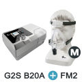 BMC G2S B25A BiPAP CPAP Bi-level CPAP for Snoring Sleep Apnea COPD Anti Hard Breathe with Full Face Mask. 