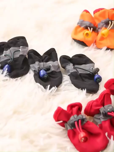 4pcs/Set Waterproof Winter Pet Dog Shoes Anti-slip Rain Snow Boots Footwear Thick Warm for Small Cats Dogs Socks Booties