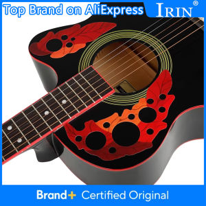 IRIN | IRIN 2Pcs Guitar Sound Hole Decal Sticker Guitarra Pickguard Acoustic Guitar Self-Adhesive Sticker Guitar Parts & Accessory