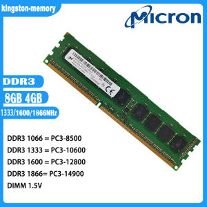 Micron RAM 4GB 8GB DDR3 1333 1600 MHz Desktop Memory RAM DIMM PC3-10600 12800 14900 DIMM 1.5V Ram