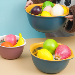 Defasilk | Double Layer Drain Basket Plastic Multifunctional