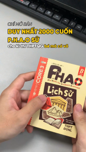 Sách - Bộ 4 cuốn PHAO Toán Ngữ văn Lịch sử Địa lí  Vật lí  Hóa Học  Sinh học ôn luyện thi TN THPT ĐGNL lẻ chọn môn [bookmall-899]