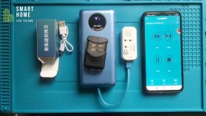 Bộ điều khiển cửa cuốn RF Converter YET +Kết nối Wifi TUYA + Học lệnh Remote RF mã nhảy hoăc mã cố định-Mã V3.0 và V4.0